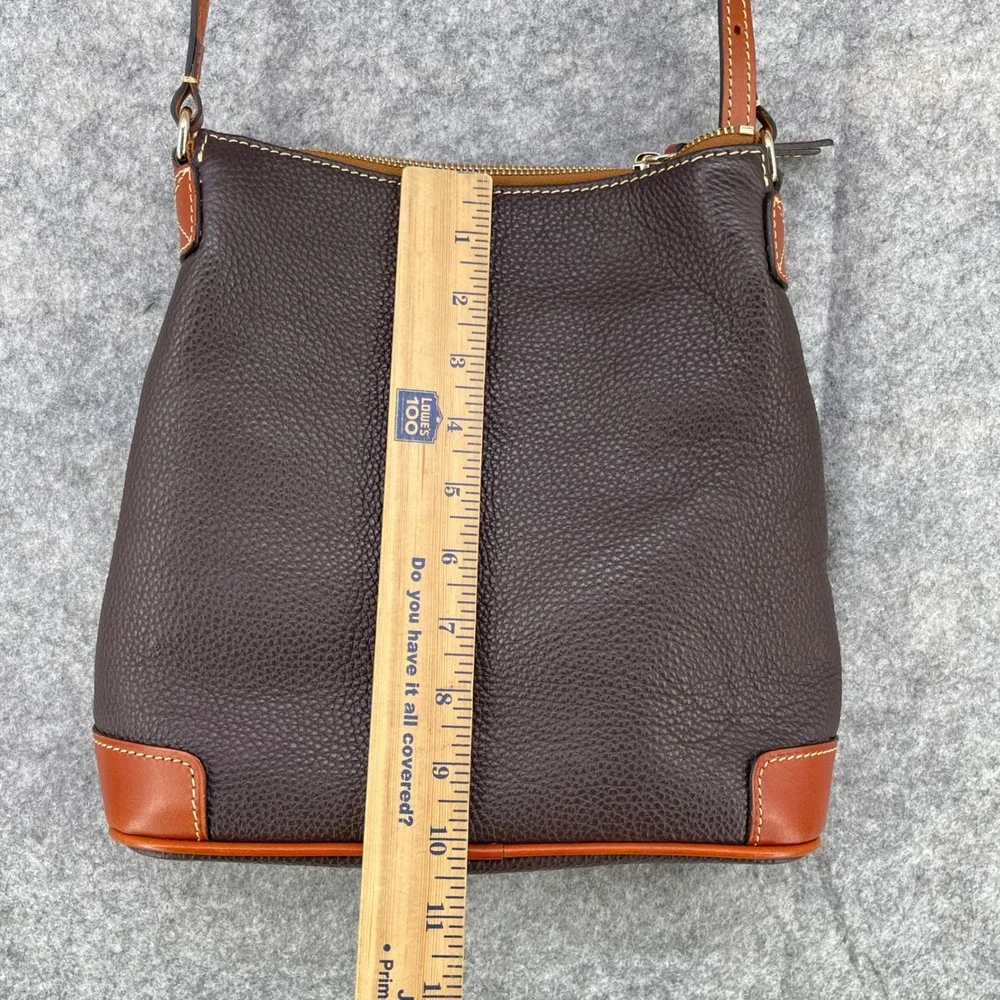 Dooney‎ & Bourke Crossbody Bag Women Small Brown Pebble Leather shoulder Purse
